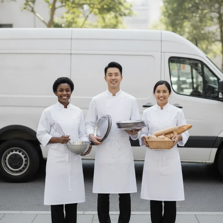 Catering team in Portland